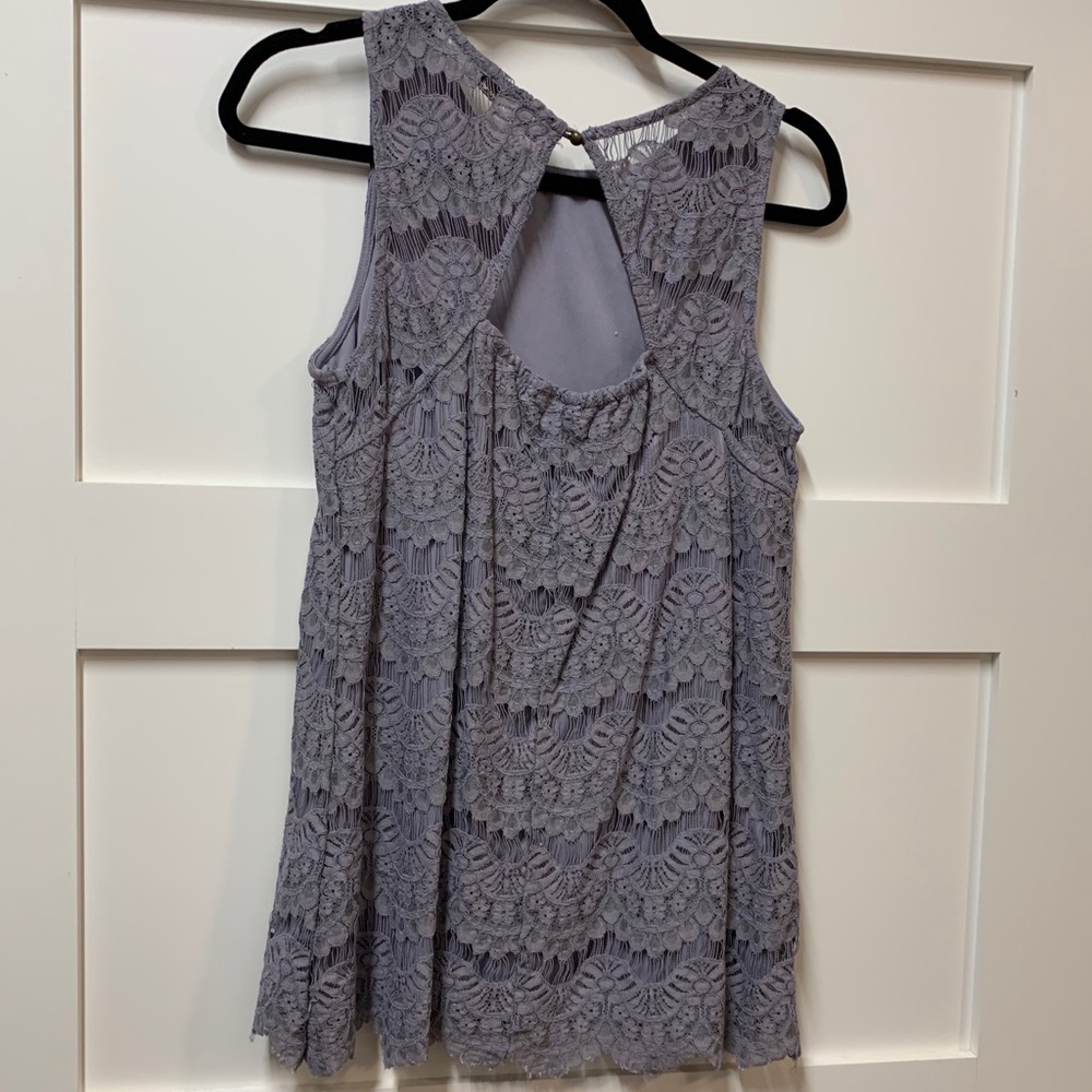Lavender Long Top! SIZE L